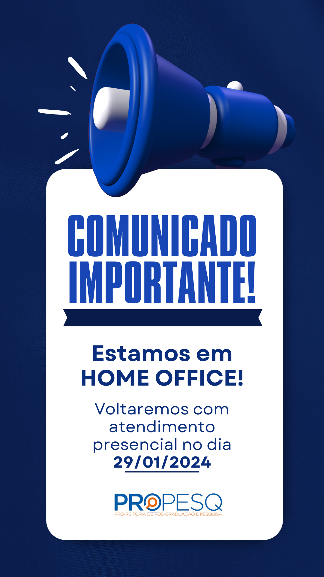 Comunicado PROPESQ_HOME OFFICE